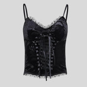 Gothic Black Lace Tank