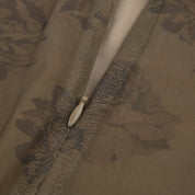 Ho Floral Trim Maxi Skirt