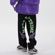 Star-Embroidered Pants