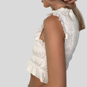 Rustic Ruched Blouse