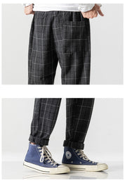 Plaid Casual Pants