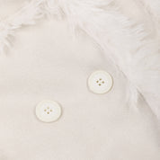 JENIFER White Fur Coat