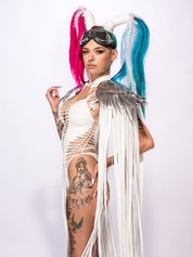 Fringed Wing Shoulder Straps