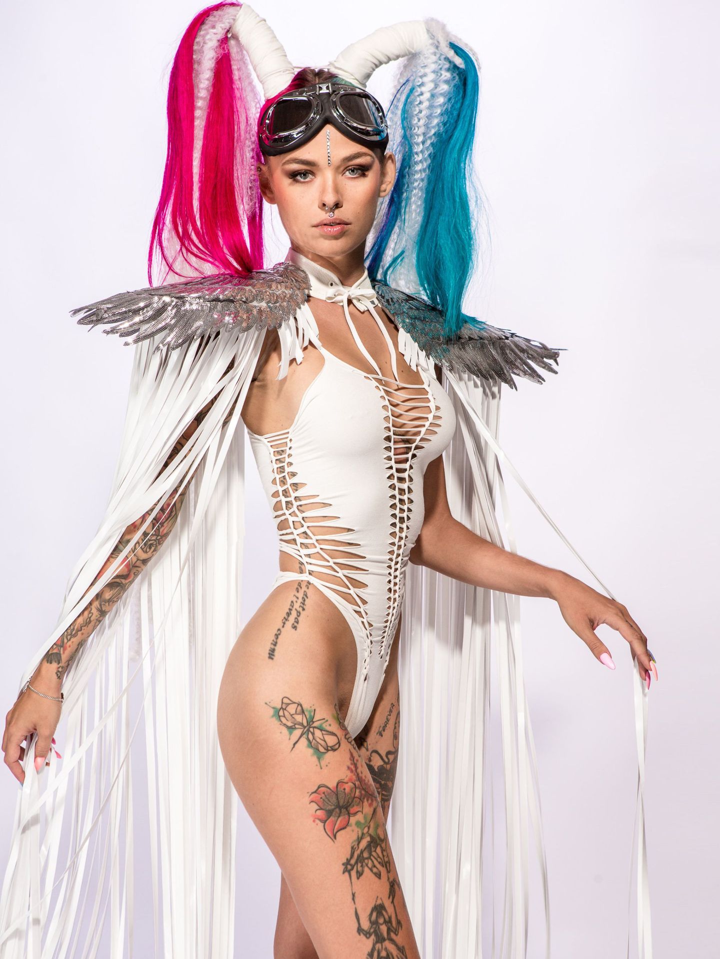 Fringed Wing Shoulder Straps