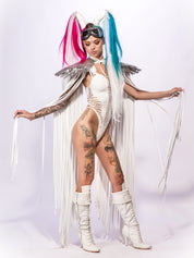 Fringed Wing Shoulder Straps