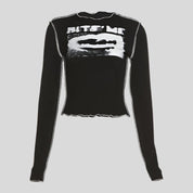 Hok Fitted Black Top