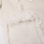 JENIFER White Fur Coat