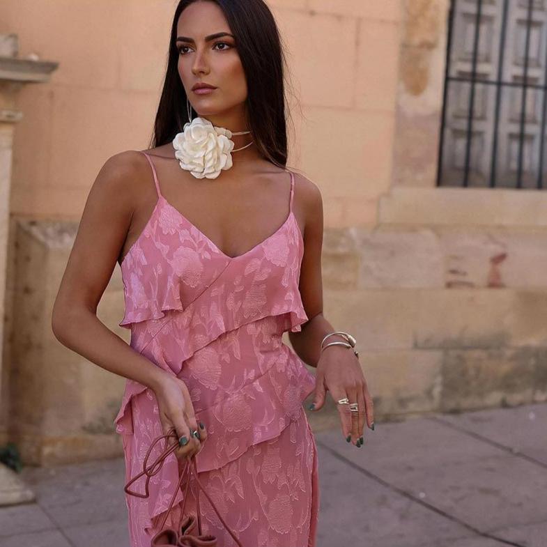SIS Pink Evening Dress
