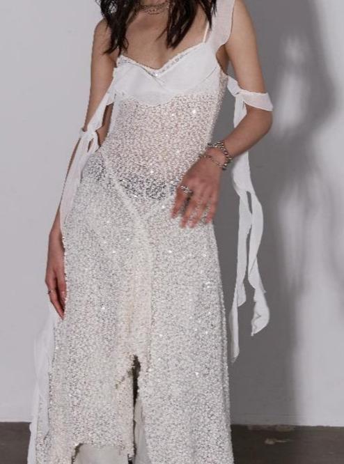 Rock Princess Sparkle White Dress
