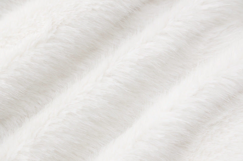 TEMPO White Fur Coat