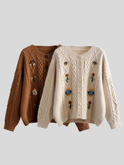 Hello Floral Sweater