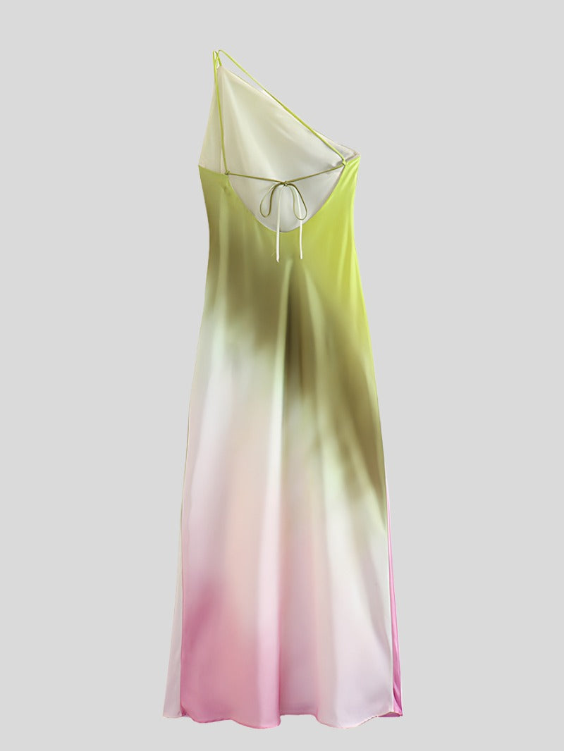 NOM Satin Evening Dress