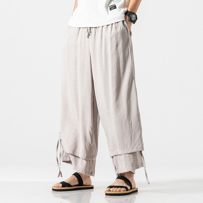 Japanese-Style Cotton Pants