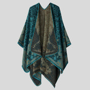 Textured Warm Poncho