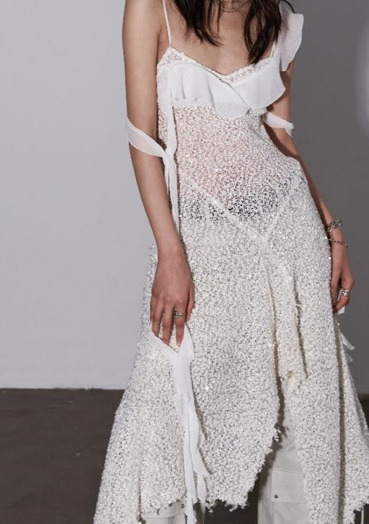 Rock Princess Sparkle White Dress