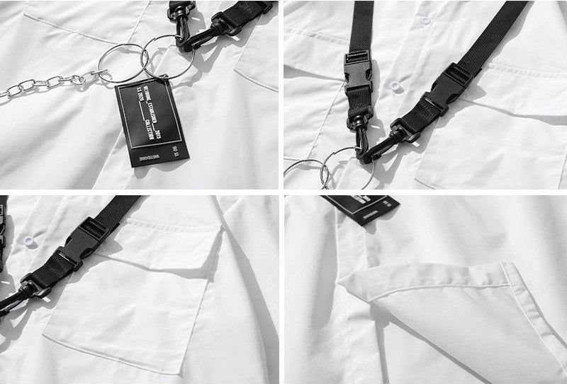 JO Cropped Shirt with Strap