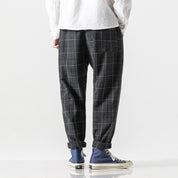 Plaid Casual Pants