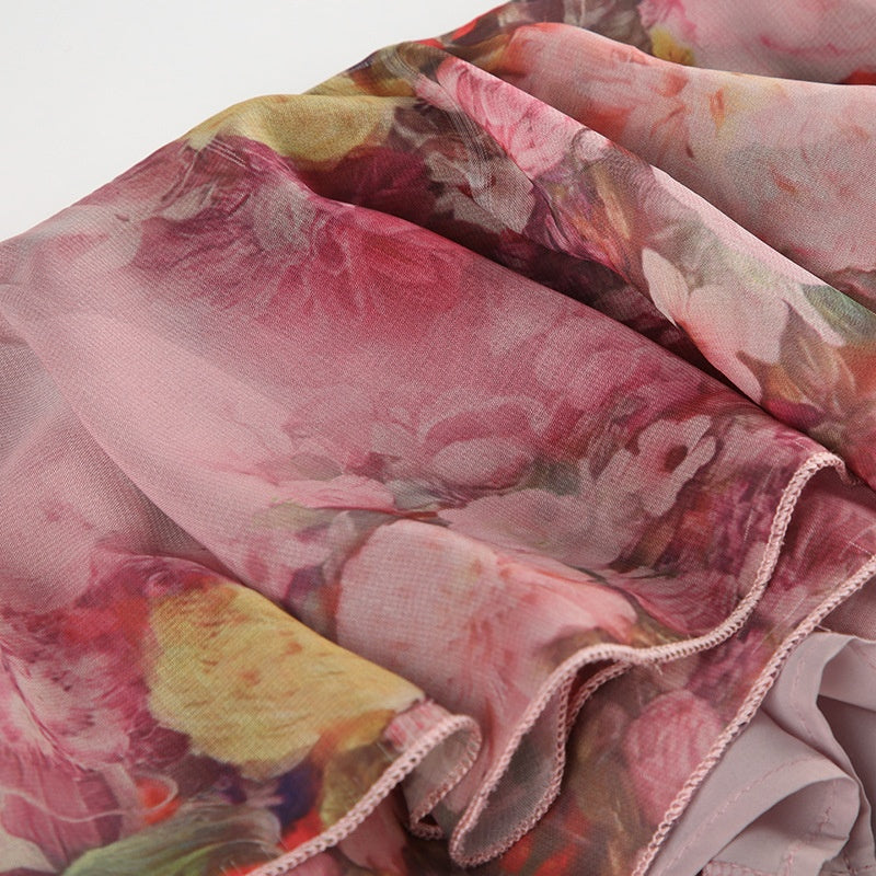 SIS Pink Tiered Skirt