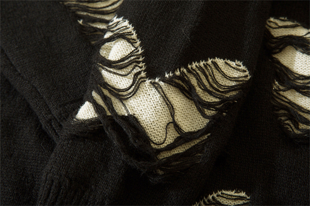 FLY Butterfly-Embroidered Knit