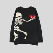 G Skeleton-Heart Sweater
