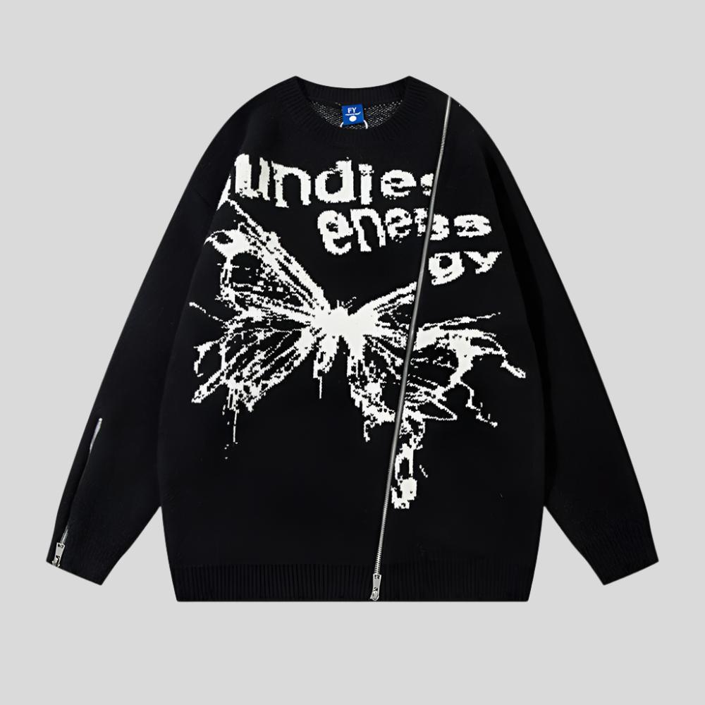 HOK Butterfly Zip Knit