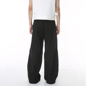 HIP HOP Wide Decorative Metal Pants