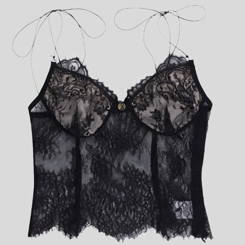 Jun Elegant Lace Tank