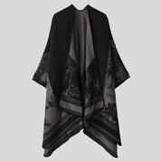 Textured Warm Poncho