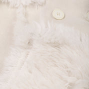 JENIFER White Fur Coat