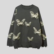 FLY Butterfly-Embroidered Knit