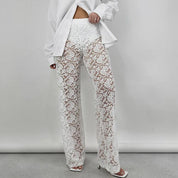 מכנס תחרה רשת דגם GO