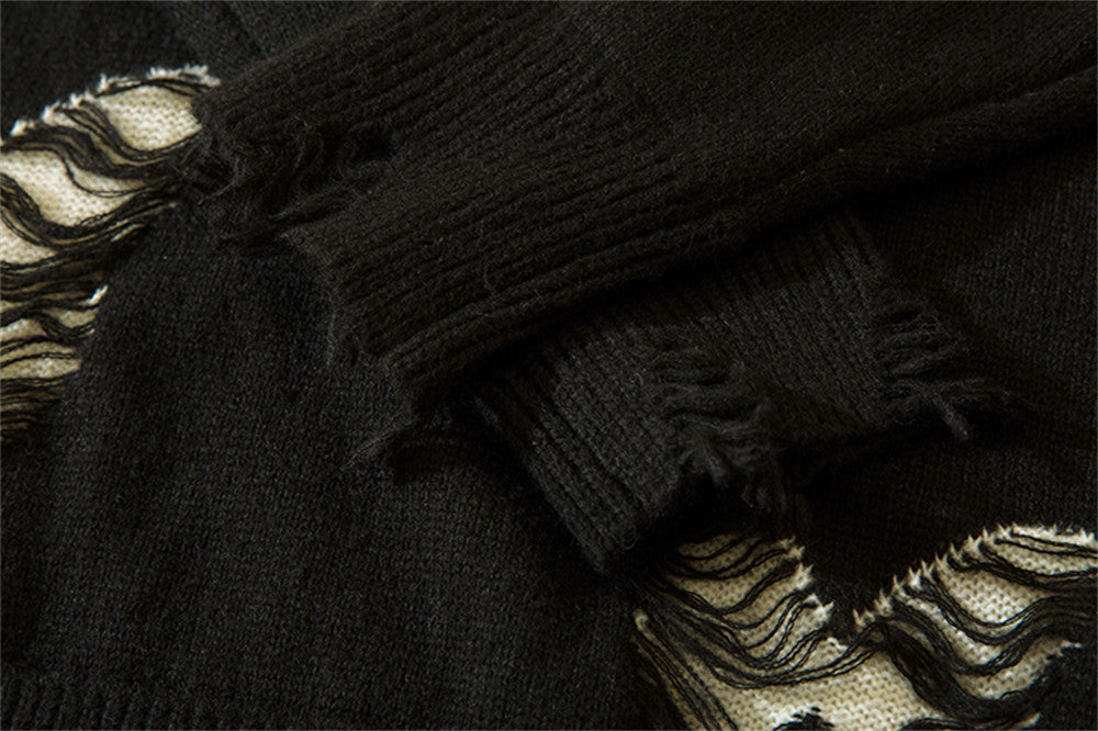 FLY Butterfly-Embroidered Knit