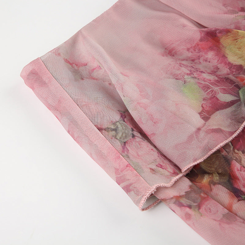 SIS Pink Tiered Skirt