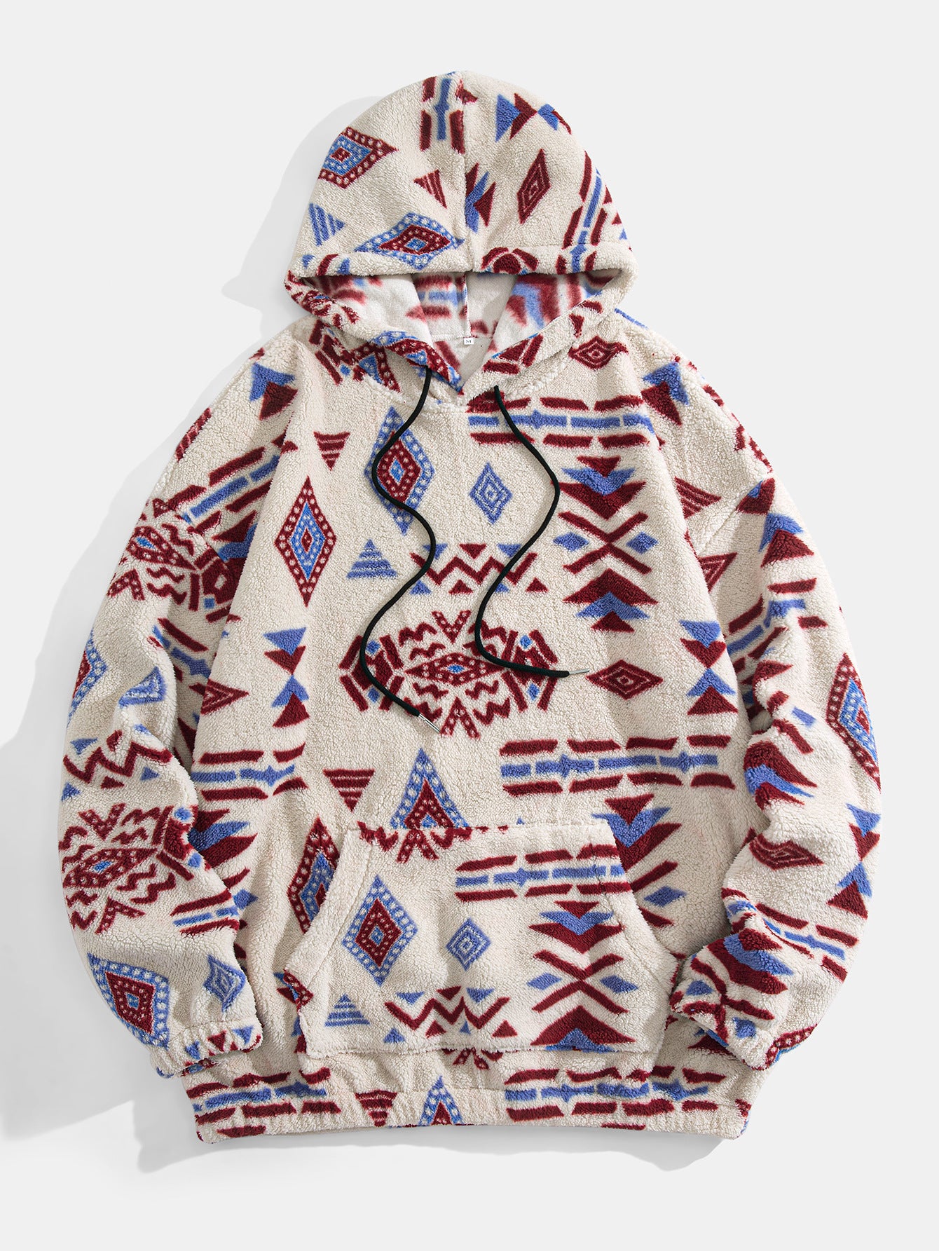 Geometric Warm Hoodie