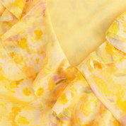 Yellow Fringe Mini Dress U