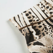 חצאית מדי מנומרת וינטג' דגם J