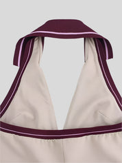 UU College Halter Mini Dress