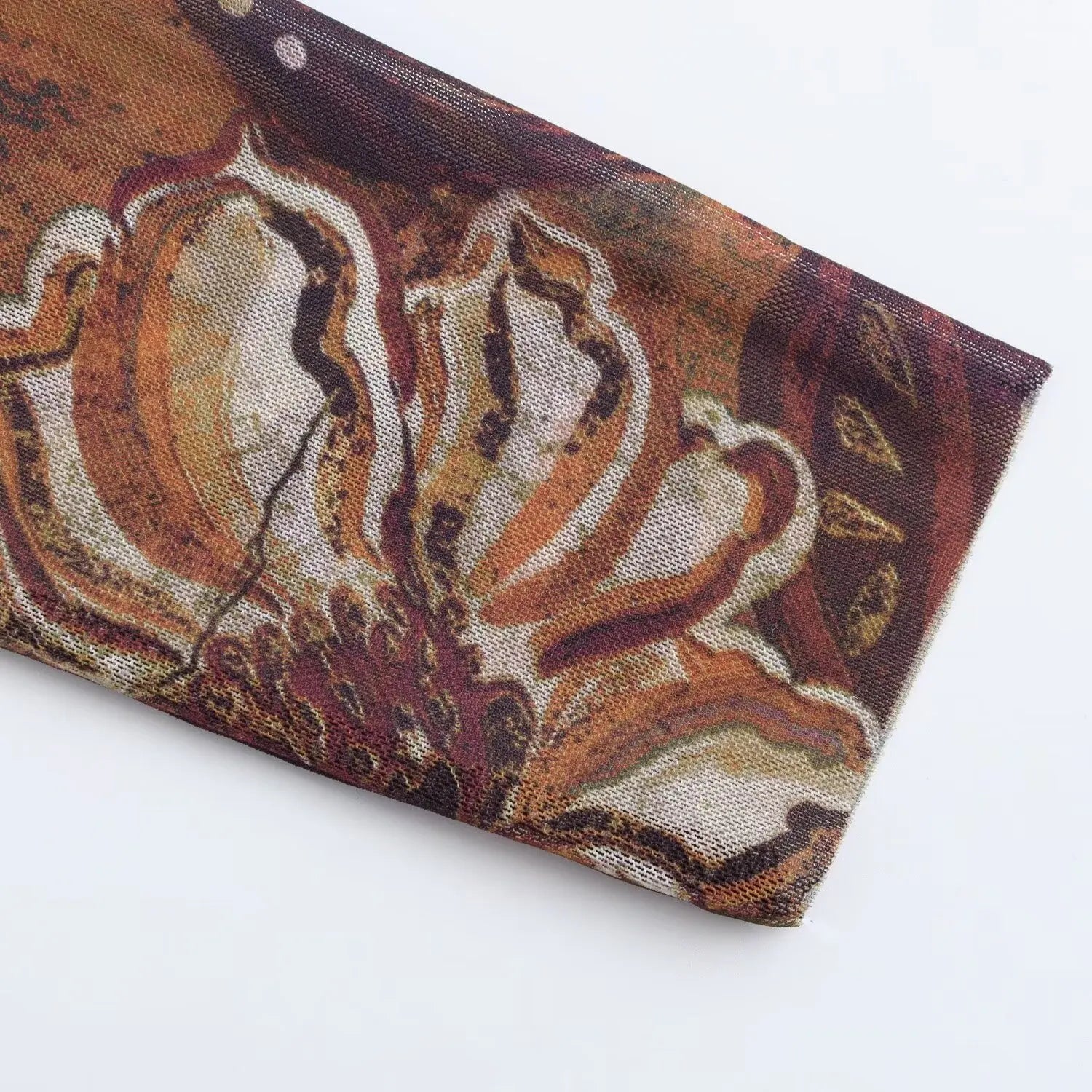 JI Floral Long-Sleeve Dress