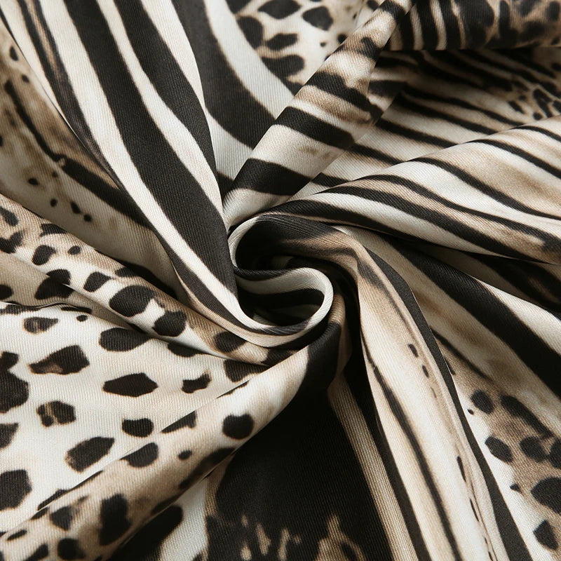 חצאית מדי מנומרת וינטג' דגם J