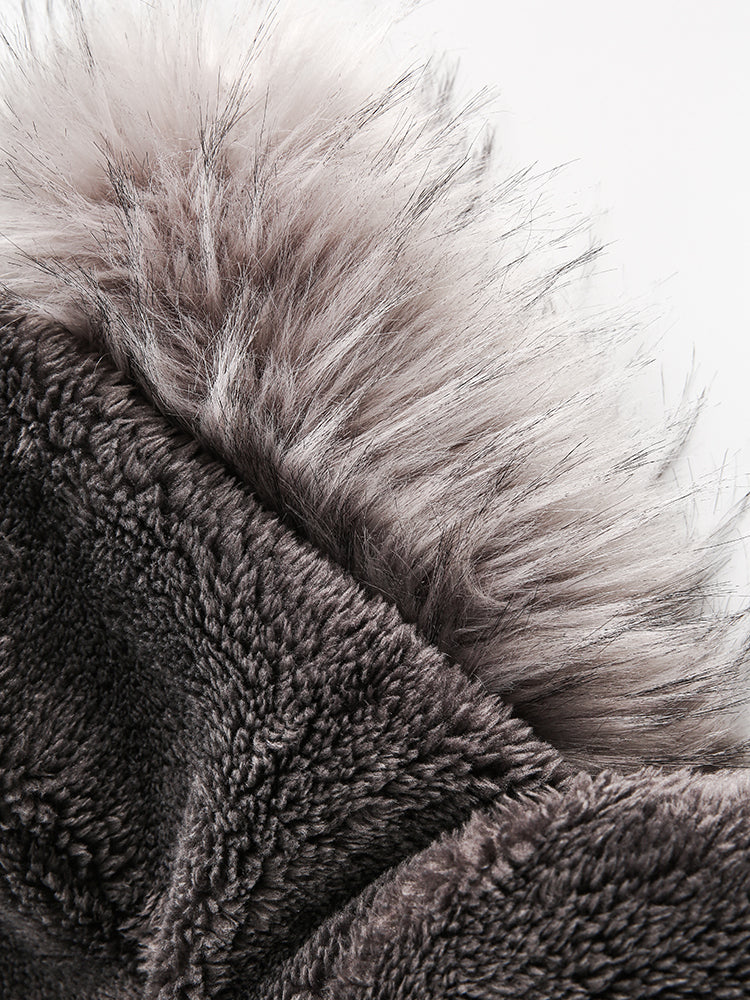 IP Fur-Trim Warm Parka
