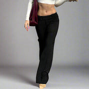 UU Elegant Striped Low Pants