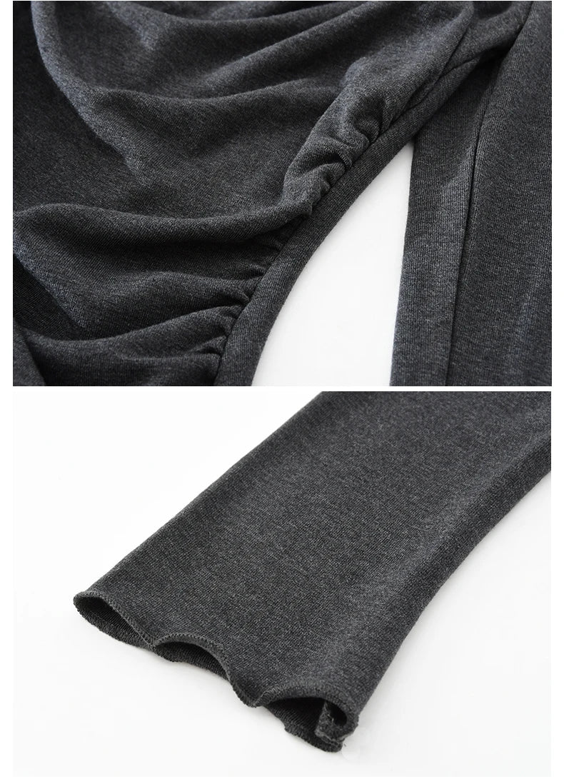 IO Cotton Off-Shoulder Long-Sleeve Shirt