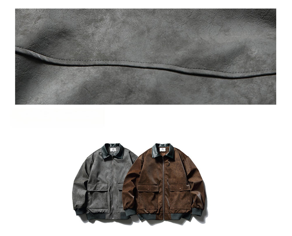 ג'קט עור וינטג' דגם JEO