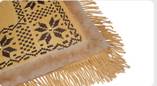 Textured Fur Poncho