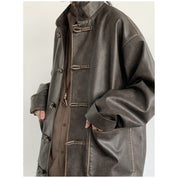 ג'קט עור וינטג' דגם JEO