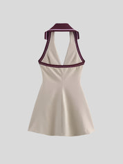 UU College Halter Mini Dress