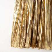 GOLD Gold Maxi Evening Dress