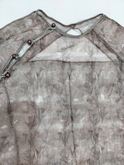 KIK Cut-Out Sheer Top