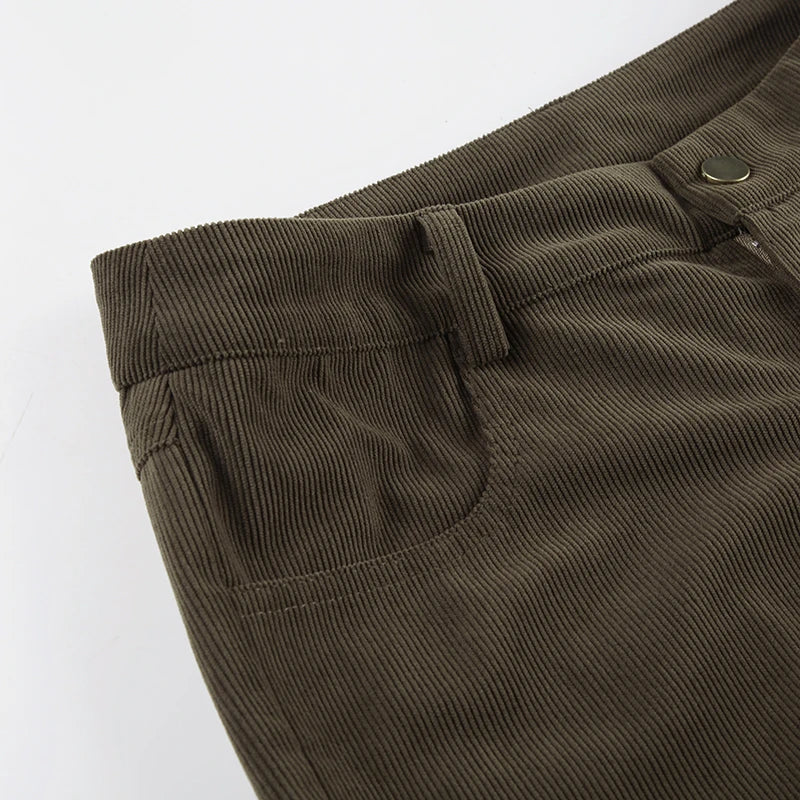 HJ Low-Rise Brown Flares