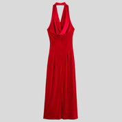 RED Red Maxi Evening Dress